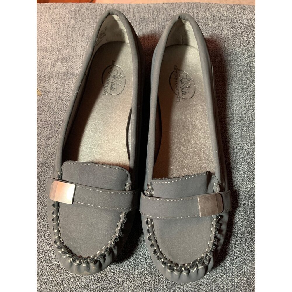 Life Stride Simply Comfort Womens Gray Loafers Size 8 Easy Slip-On Cushioned Sol - Picture 1 of 9